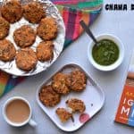 Chana dal vada or masala vada is a south indian tea time snack prepared using skinned bengal gram mixed with few spices. These are crunchy in texture and deep fried.
