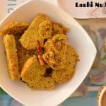 Lauki Nu Muthia or lauki muthia or bottle gourd's steamed dumplings is a popular Gujarati tea time snack, having less oil but very tasty and nutritious. Muthi means fist, this snack is named as muthia because we have to shape them in a cylindrical shape with the help of fist. Lauki Nu Muthia is a very healthy snack as it is steamed. You can shallow fry as well if needed.