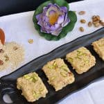 Til Bugga is a traditional dessert prepared on Makar Sankranti in North India. Specially prepared in winter season named as "Til Bugga". It consists of dry roasted sesame/til seeds with mava/evaporated milk and sugar. Only with these ingredients, such a delectable dessert get ready in few mins.