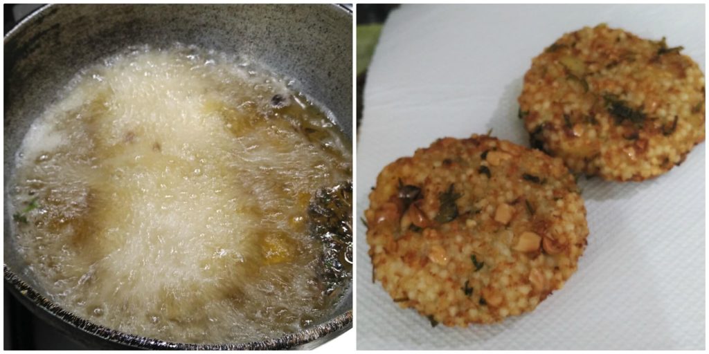 Sabudana vada usually served in fasting and festival season in India. These vadas are a preferred item during fasting, especially in Navratra. In Maharashtra, this is specially served at breakfast or snack time. Sabudana vada is also a very easy and quick snack for kids tiffin box, either pack for lunch or in snack time.