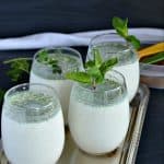 Masala chaas or buttermilk is an Indian summer drink prepared with curd, water, few spices, and herbs. This does not only help in digestion but also keeps you hydrated and cool in summer. Masala chaas or buttermilk is considered to be a great summer cooler.
