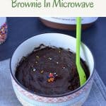 Today I am sharing eggless Nutella Chocolate brownie using whole wheat flour baked in a microwave for two. It is soft, moist, and so delicious with chocolaty Nutella. Replacing normal sugar with coconut sugar just to make it on the healthier side.