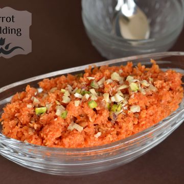 Gajar ka halwa or carrot halwa is a very famous dessert in North India during the winter season also known as Gajrela in some parts of north India. Cooking grated carrot, milk, and sugar on medium heat, a bit of cardamom powder and chopped dry fruits make this halwa so delicious and lip-smacking dessert.