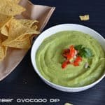 Guacamole is an essential part of Mexican cuisine. If you go to any Mexican restaurant the first thing they will serve is a big basket of nacho chips with salsa and guacamole. It is preferably made with ripe avocados mashed with onion, tomatoes, lemon juice, garlic, green coriander, and seasoning.