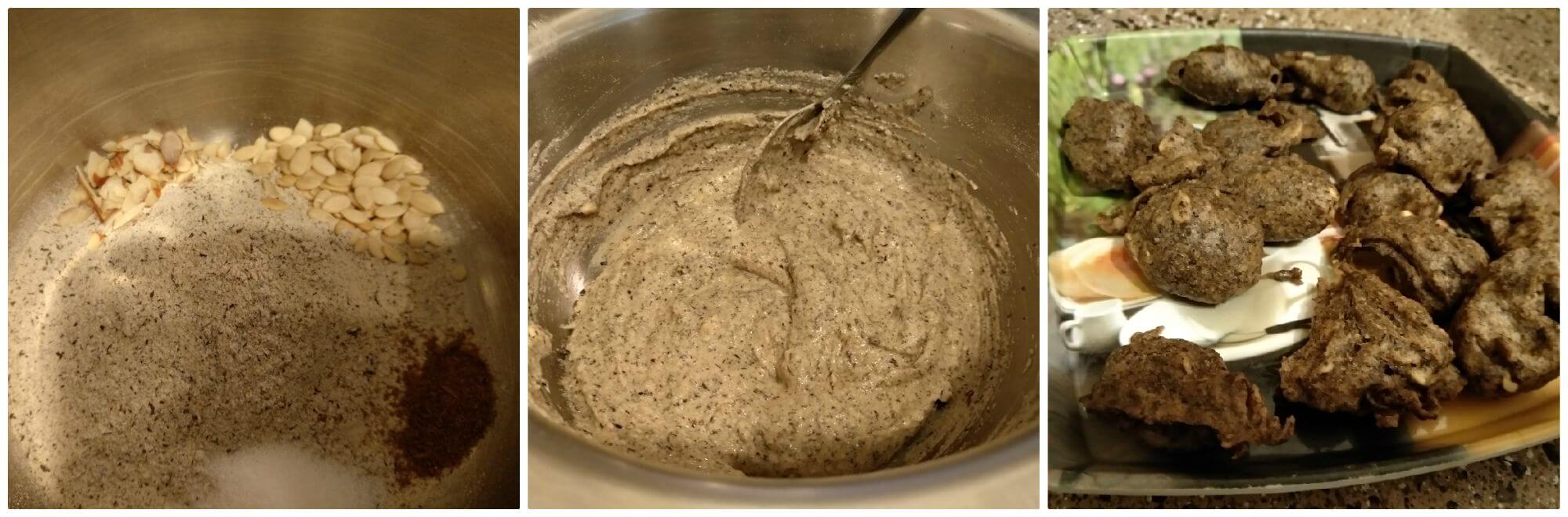 Kuttu ka dahi Bhalla or vrat ka dahi vada made with buckwheat flour and then combined with beaten curd/yogurt, vrat ki chutney, cumin seed powder, and green coriander.