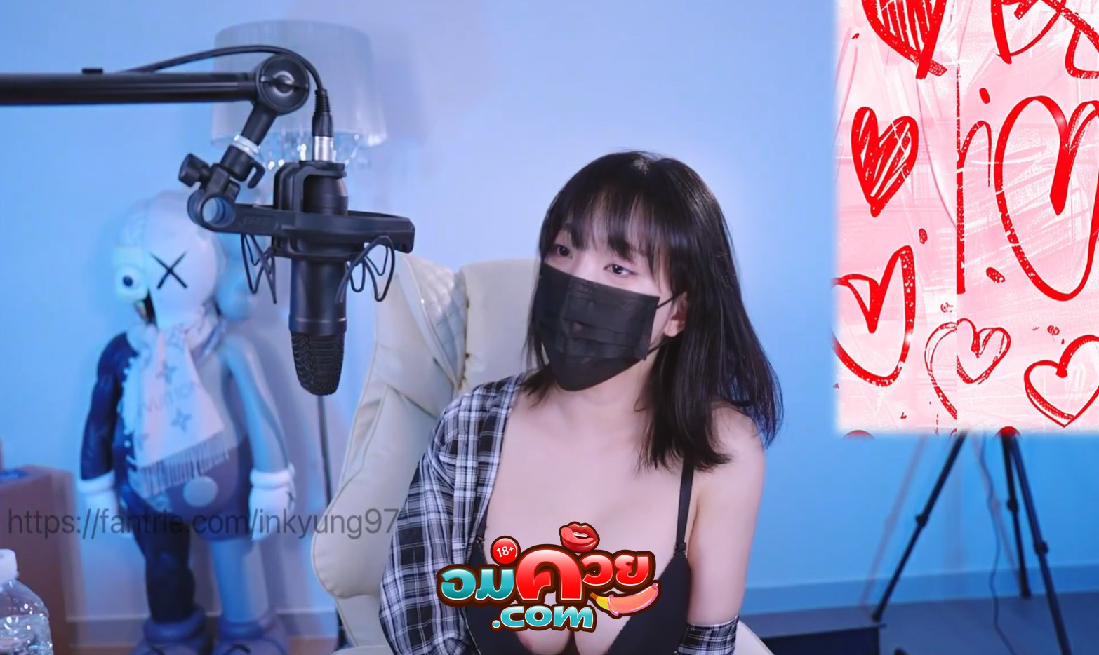 คลิปหลุด โอลี่แฟน Ero_inkyung คัง อินคยอง นางแบบเกาหลีหน้าเด็กสุดเซ็กซี่ ขวัญใจมหาชนชาวเกาหลี ตั้งกล้องช่วยตัวเอง นวดนม ใช้ไข่สั่นที่หี